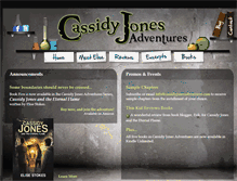 Tablet Screenshot of cassidyjonesadventures.com